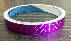 7 SET Gold Red Green Blue Silver Pink Purple Holographic Coloured Prism TAPE
