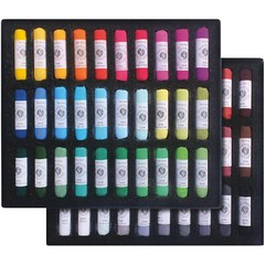 MUNGYO Gallery Artists’ Handmade Soft Pastel 60 Colors Hand Rolled [EXPRESS]