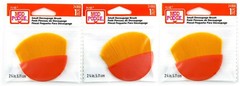 Plaid Mod Podge Small Decoupage Paint Brush Applicator Tool 3 Pack Gold Taklon