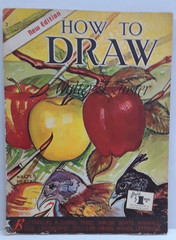 Vintage How to Draw Still-Life Heads Flowers Boats Art Book Walter Foster