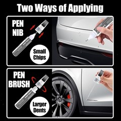 Car Touch Up Paint(Deep Blue Metallic(PPSB)) for Tesla Model Y/3/S/X, 2 in 1 DIY