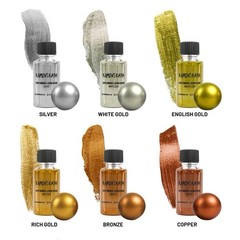 KAMENSKAYA Liquid Leaf Paint – Gilding Paint Set – Rich English Gold, Silver