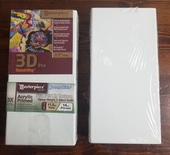 2 Pack Canvas 6x12x2.5″ 3d Sausalito Museum Wrap Acrylic Primed Masterpiece