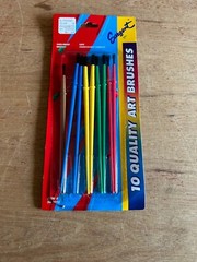Arts + Crafts Artist Paint Brushes Empire Sargent Crayola Primary Lot Vintage