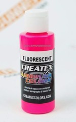 Createx Airbrush Colors 5407 Fluorescent Hot Pink 2oz. water-based paint