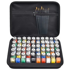 Model Paint Storage Case for Testors Paint Set, Paints Organizer Carrying Bag…