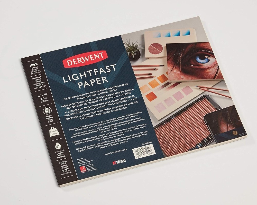 Derwent Lightfast Paper Pad 12 x 16, 2305833