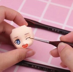 XDT#729 Mini Fine Detail Liner Art Brush 5Pc #00000 Set Nail Model