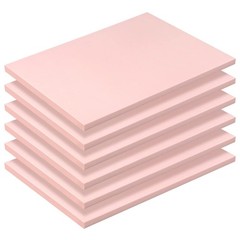 Rubber Stamp Carving Blocks Soft Linoleum Brick Craft Project Pink 8×6 Inch 6PCS