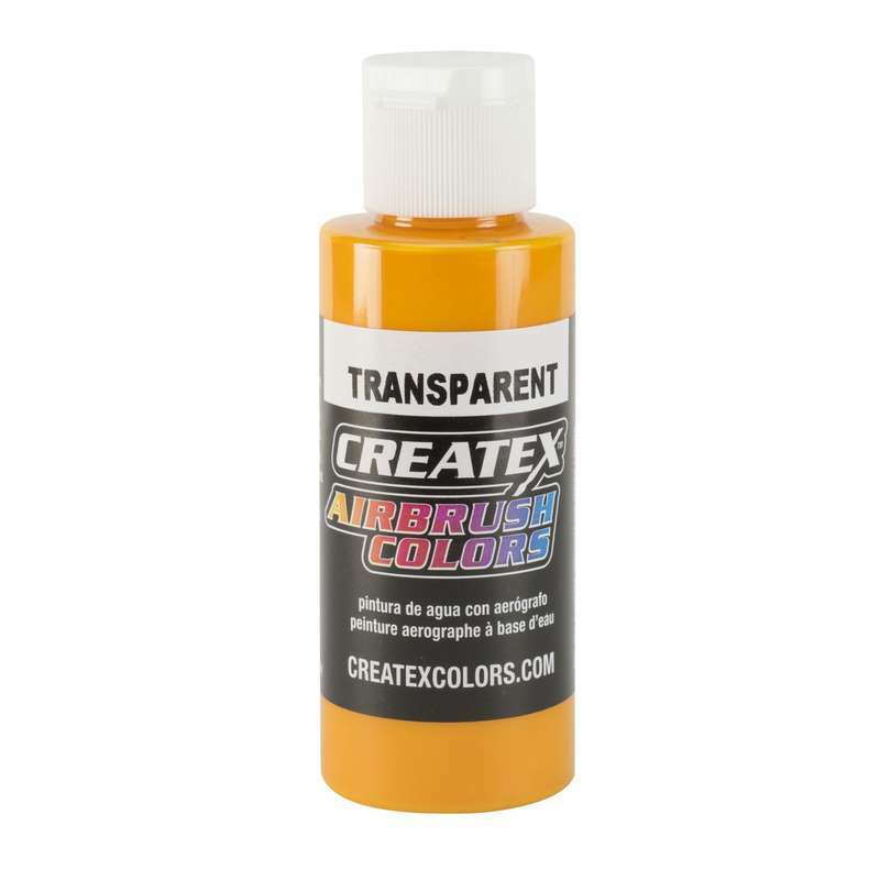 Createx Airbrush Colors 5133-02 Transparent Canary Yellow 2 oz. Airbrush Paint