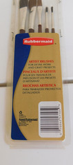 Rubbermaid Artist Brushes Set of 5 New in Package Craft Detail Work Various Size