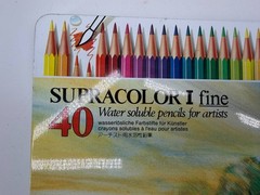 Vintage Caran d’Ache Supracolor I Fine 40 Water Soluble Pencil Set Swiss