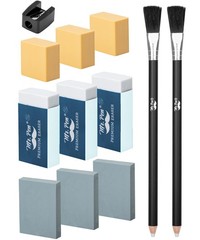 Mr. Pen- Art Eraser Set, 12 pcs, Artist Pencil Erasers, Drawing Supplies Kit, Du