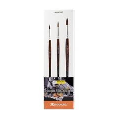 Escoda Signature Series Artist Watercolor Brush Set, Laurin Mccracken Set #1,…