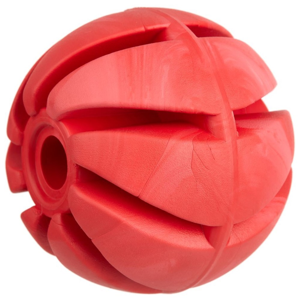 Dogline Spiral Ball 1.54″ (4cm) Red