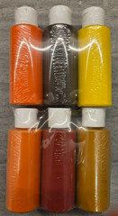 HL Fall Crafts Metallic Acrylic Paint in Fall Colors – 6 Bottles 2 oz Each