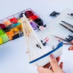 12-Piece Artist Paint Brush Set for Watercolor & Acrylic Masterpieces