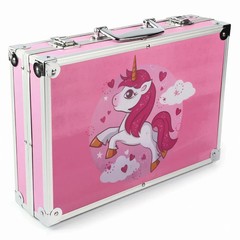 145pc Artist Art Set Aluminium Case Colouring Pencils Drawing Kit Kids/Adults