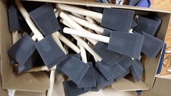 NEW Jen Manufacturing Inc 2″ Poly Foam Brush – Qty: 12 , 24, 48