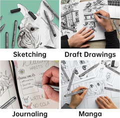 Micron Pen Set Pens Fine Liner Pen Micro Pens for Drawing Sketching Art Supplies