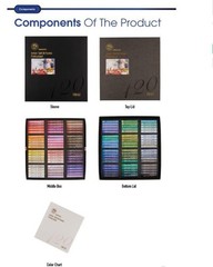 FT Mungyo Gallery Soft Oil Pastels MOPV-120P, 120 Colors, Artist Pastel Set