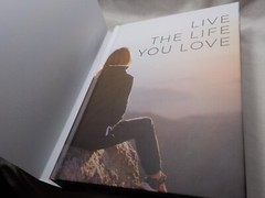 3 pck 120-page quality hard back blank book original dust jacket, flip for blank