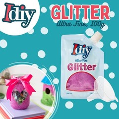 iDIY Ultra Fine Glitter Emerald Green (100g, 3.5 oz) Extra Fine Glitter w/ Easy