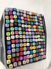 168 Colors Marker Set Dual Tip Art Markers with Carrying Case