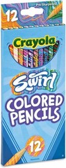 Crayola Swirl Colored Pencils for Kids, 12ct, Cute School Supplies, Ages 3+