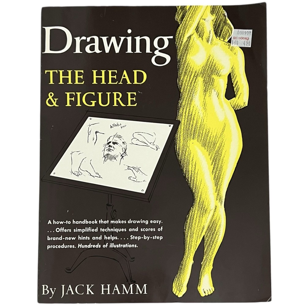 Drawing the Head & Figure Jack Hamm 1983 Perigee Book Art Instruction Guide