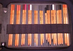 Lyra Rembrandt Polycolor 82 Pencils 2 Sanguine Oil Based Lightfast Leather Case