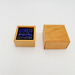 Ring Box Unfinished Wood Jewelry Box Crafts Gift Custom Proposal Boho Special