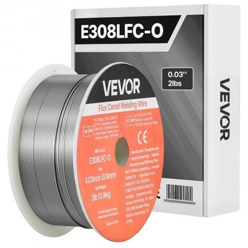 Flux Core MIG Welding Wire, E308LFC-O 0.03-inch 2 LBS, Gasless Stainless Ste…