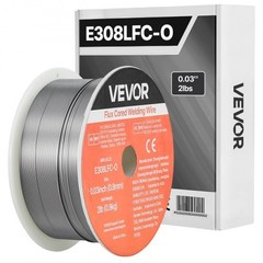 Flux Core MIG Welding Wire, E308LFC-O 0.03-inch 2 LBS, Gasless Stainless Ste…
