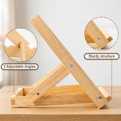 Tabletop Wooden Easel Stand, Adjustable Art Easel for Painting, Drawing, Sketchi