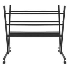 Art Storage Rack W/ Rolling Casters Art Display Rack Stand For Artwork, Posters