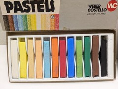 2 Weber Costello Alphacolor Squares! 12 Pastels 105-007 & 12 Earth Tones 145-011