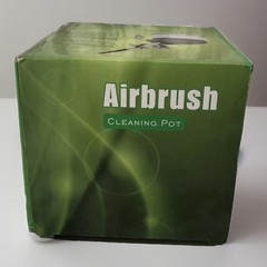 Airbrush Paint Cleaning Pot Multifunctional Station Glass Stand Filters Brushes