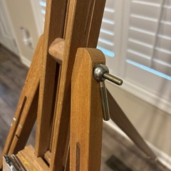 Vintage Universal Folding Easel Adjustable Angle & Portable Outdoor/Indoor