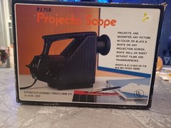 Vintage Projecta Scope w/ Original Box & Instructions- Fully Detailed,Works,Mint