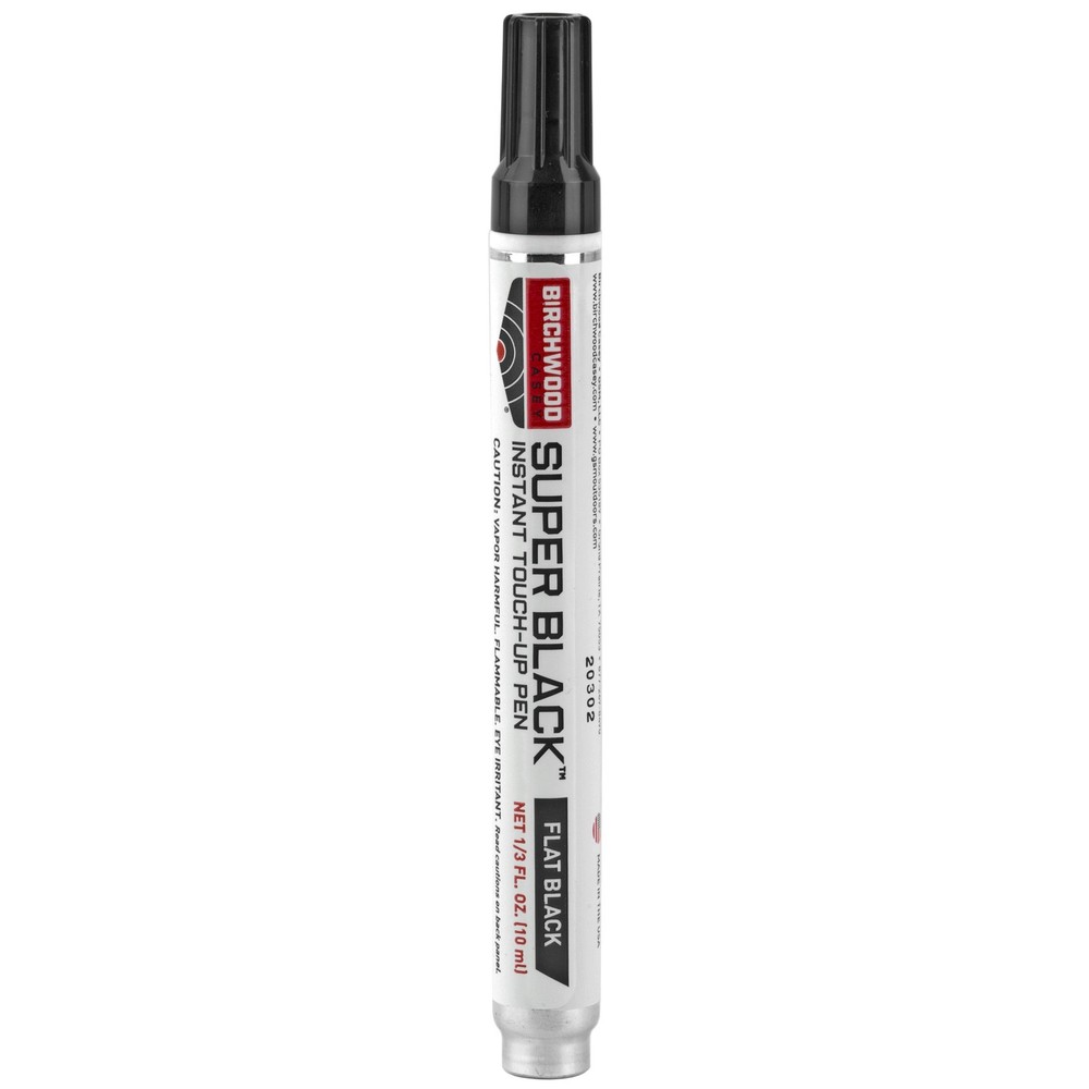 Birchwood Casey Super Black Instant Touch-up Pen Flat Fast-Drying Scratch Black