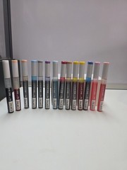 Copic Ink .too Refills, 12ml Pack of 15 Refill Pens NEW. 2 Used. See Pictures.