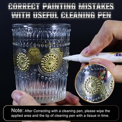 Mirror Chrome Markers 4 PACK, 3 Colors Permanent 4PCS