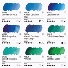 Mijello MWC-1534P Mission Gold Class Pure Pigment Set 15ml x 34 Colors