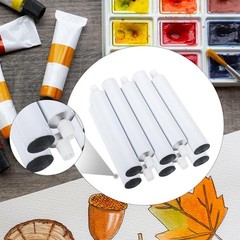 10x Empty Aluminum Tubes Squeezable Jar 10ml Multifunctional Storage Refillable