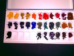 Daniel Smith Watercolor Paint 23 Colors in Mijello Fusion 33-Well Palette