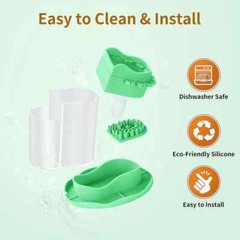 Painting Brush Cleaner Rinse Cup, Washable Silicone all-in-one brush cleaning