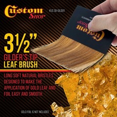 Gilders Tip Brush for Loose Gold Leaf Artwork, Sign Lettering, Gilding Silver