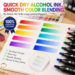 78PCS/23PCS Dual Tip Alcohol Art Marker Set