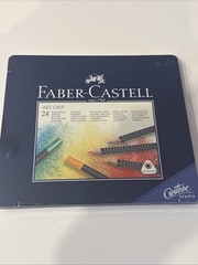 Faber Castell 24 Color Pencil Set, Art Grip Ergonomic Triangular Shape